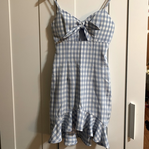 SOLD - NFS Gingham Dress - Picture 1 of 3
